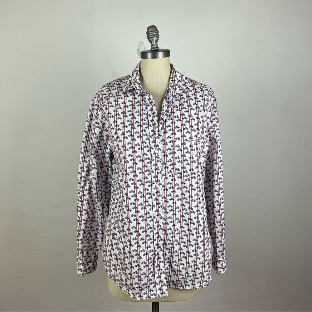 Anthropologie Grayson The Hero Buttondown in Bicycle Print